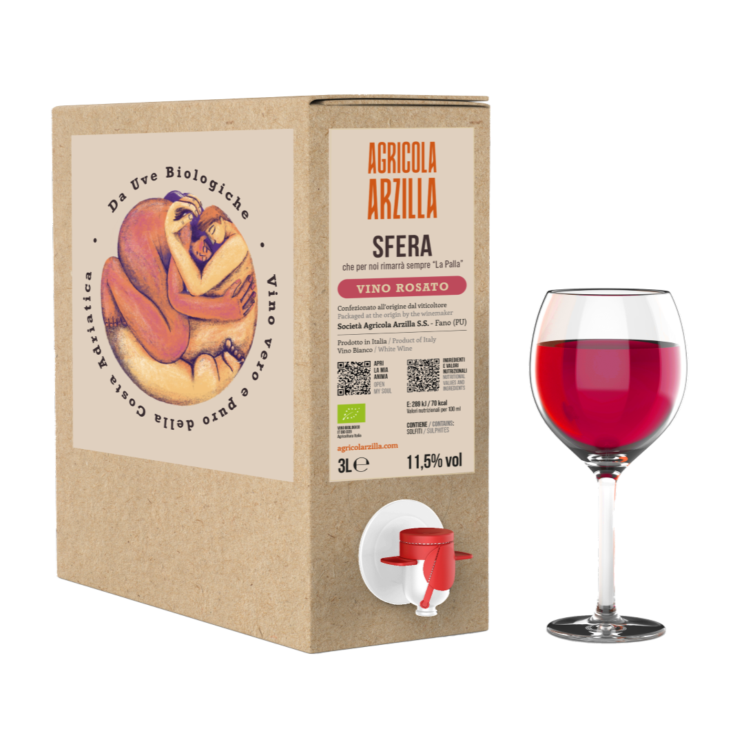 SFERA ROSATO E CALICE VINO SFERA ROSATO E CALICE VINO